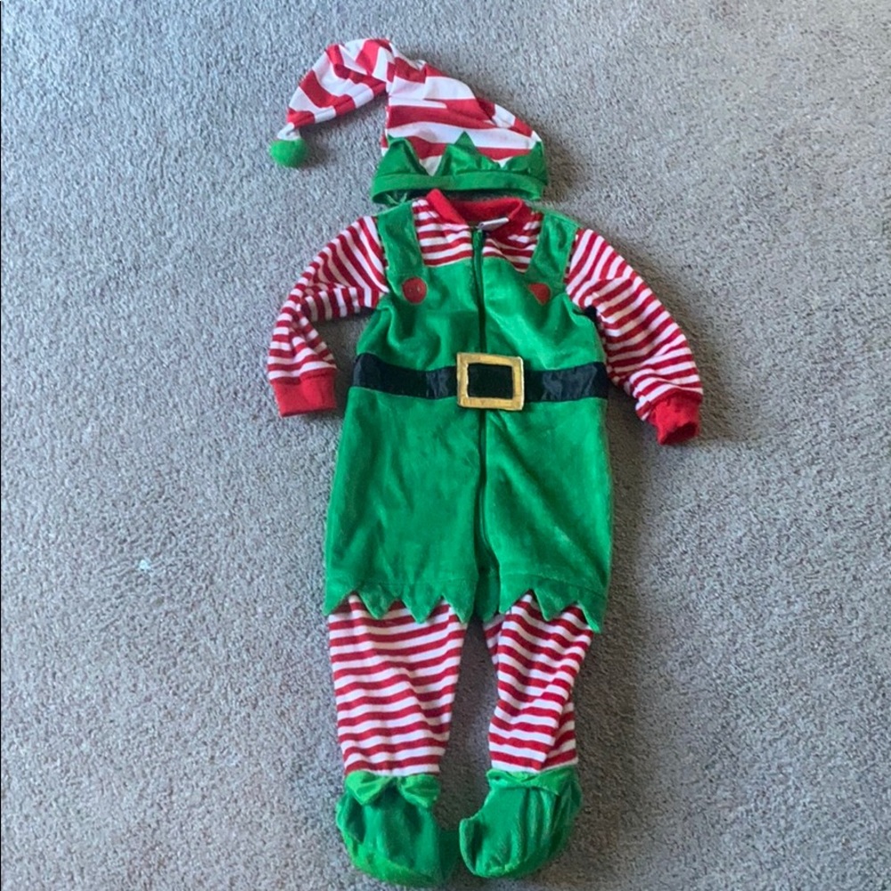 Baby elf outfit costume